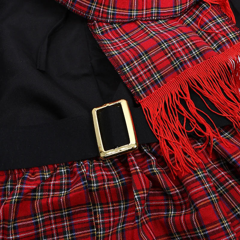 Kids Scottish Kilt Costume – Traditional Highland Dress-Up Outfit