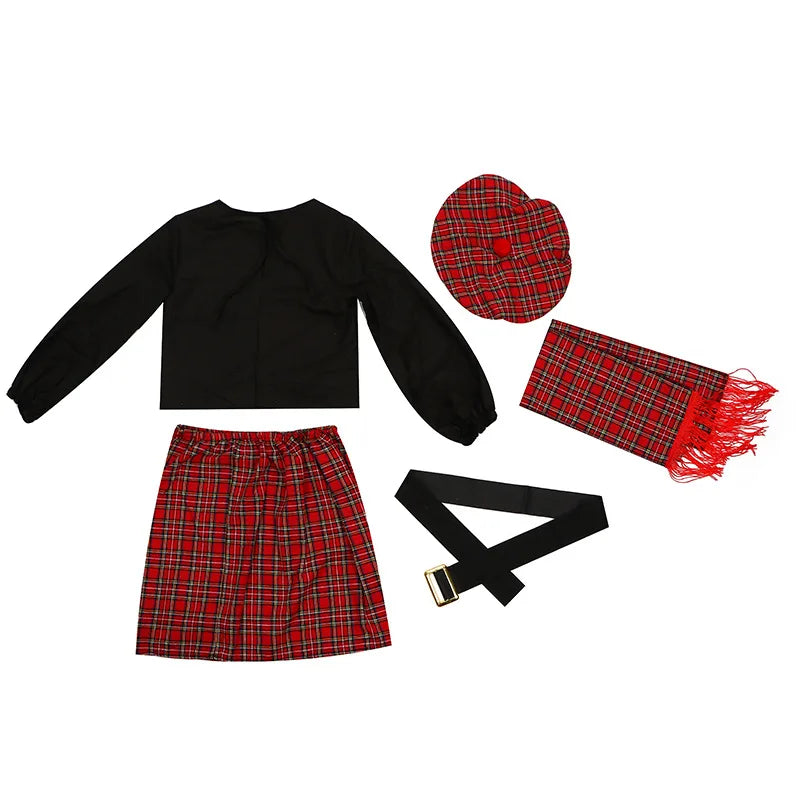 Kids Scottish Kilt Costume – Traditional Highland Dress-Up Outfit