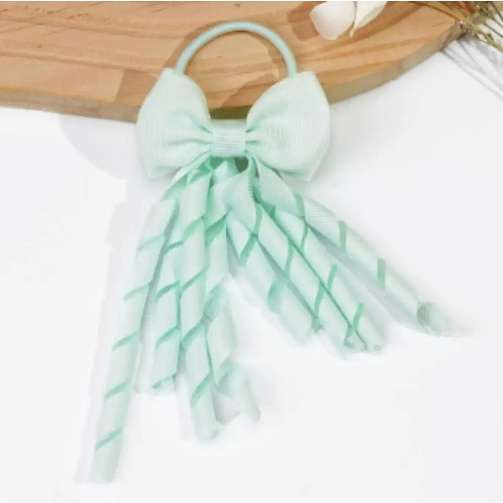 Girls' Grosgrain Bow Hair Tie – Cute Ponytail Accessory