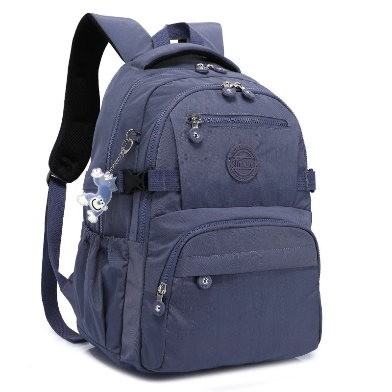 Stylish Waterproof Travel Backpack – Lightweight Large Capacity School & Everyday Bag
