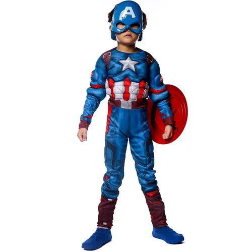 Captain America Inspired Superhero Costume – Kids & Adults