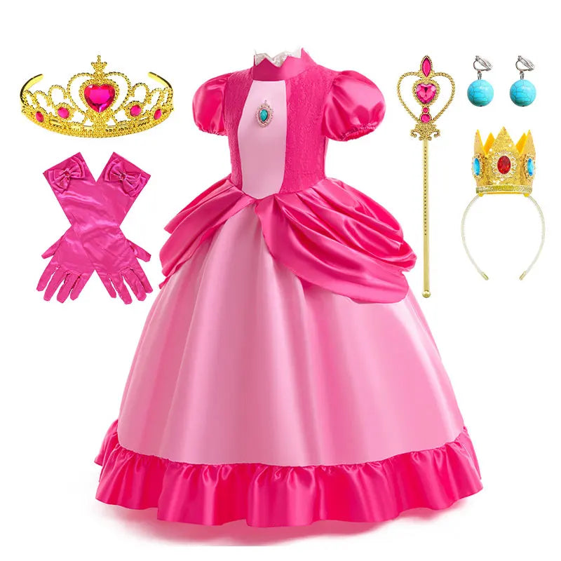 Pink Princess Dress for Girls | Fairy Tale Costume for Book Week & Dress-Up