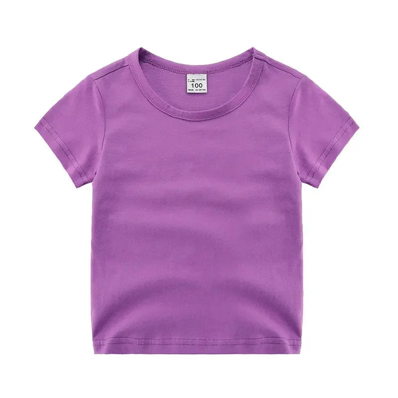 Kids Summer T-Shirt – Soft Cotton Short Sleeve Tee