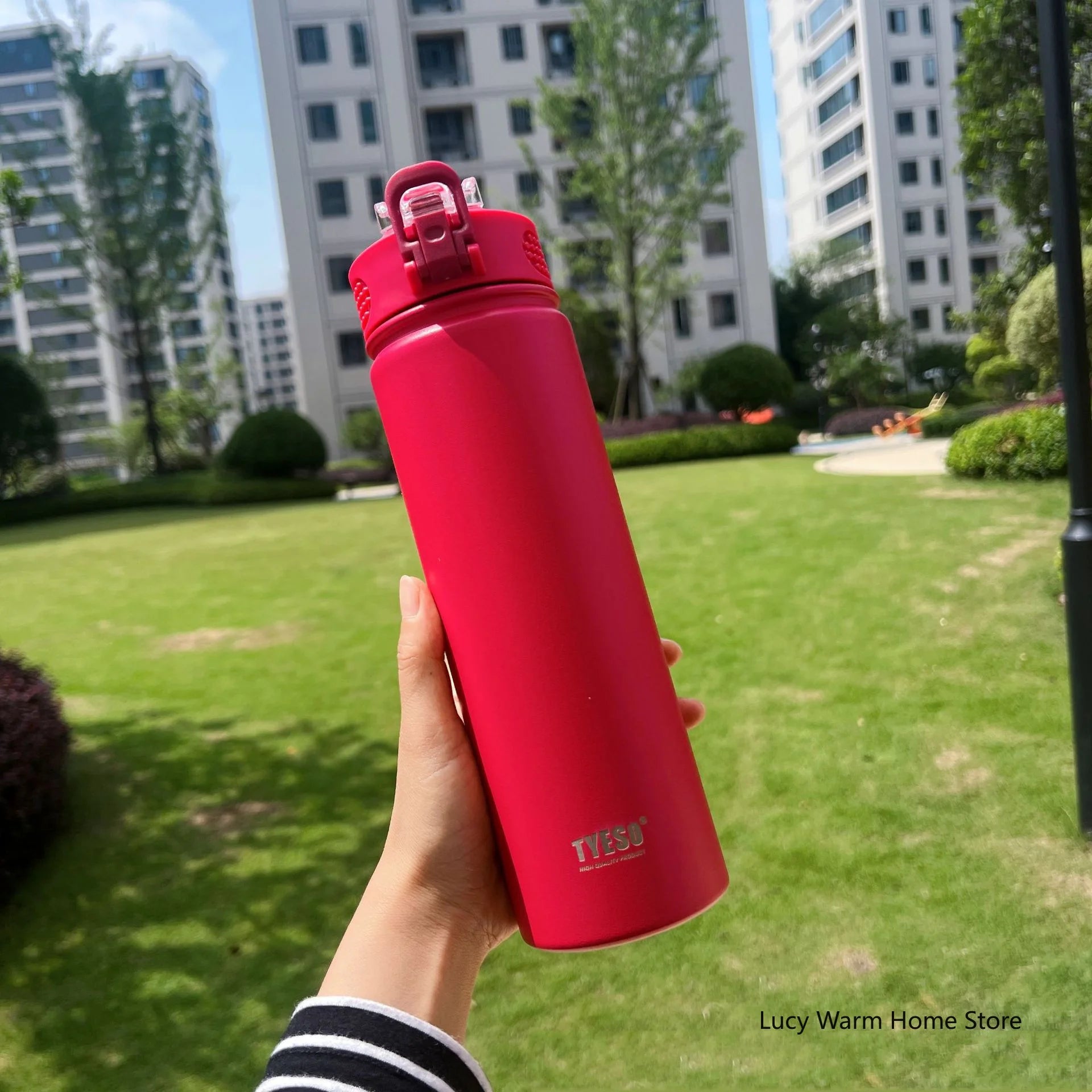 Insulated Stainless Steel Water Bottle with Straw | 600ml & 750ml Leakproof Thermal Flask
