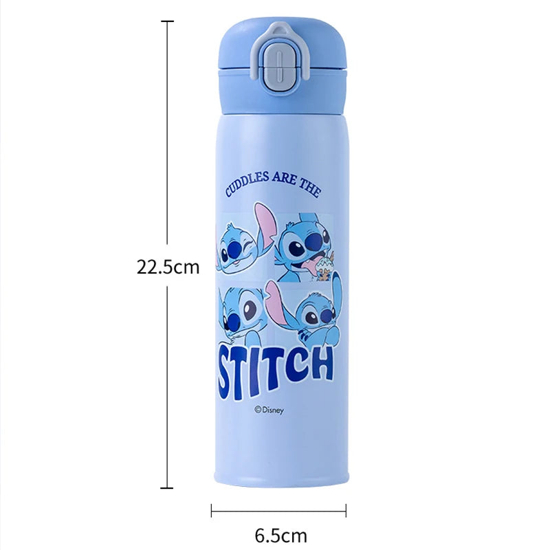 Kids 316 Stainless Steel Insulated Water Bottle | 500ml Straw & Sip Thermal Cup