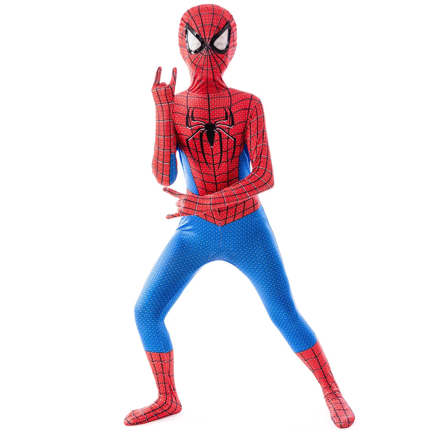 Kids Miles Morales Inspired Superhero Costume – Full Bodysuit.