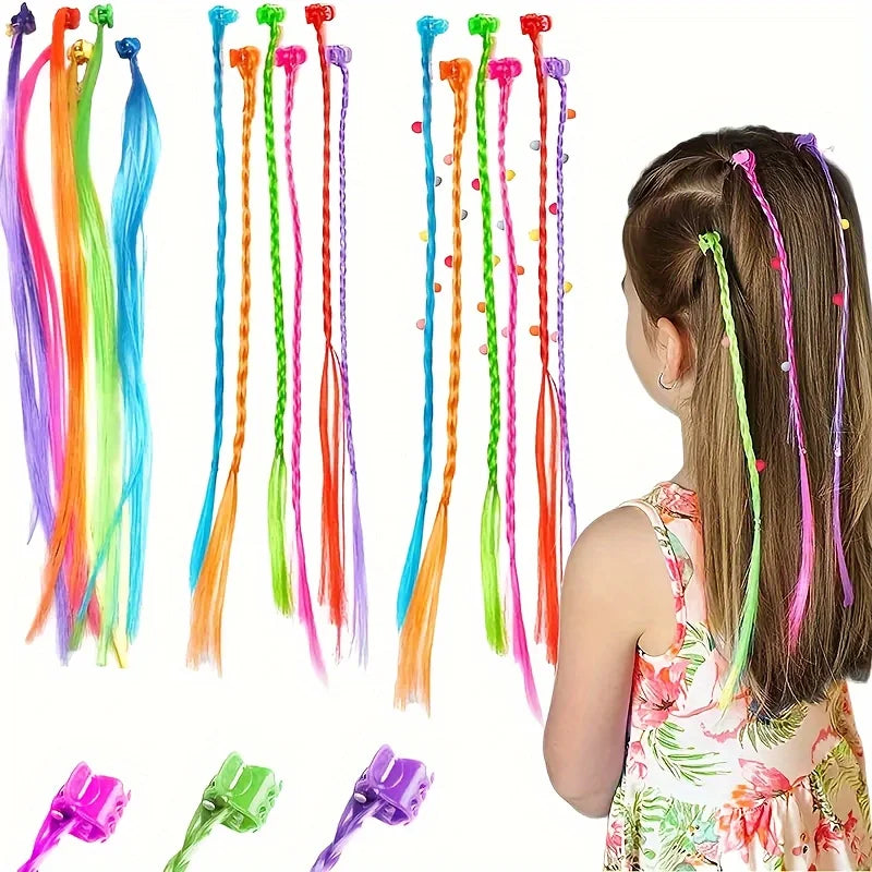 Colorful Hair Extensions with Clips