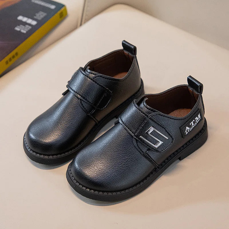 Kids Black School Shoes | Comfortable Uniform Shoes for Boys