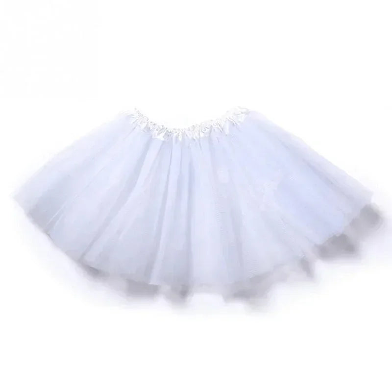 Girls 3-Layer Tutu Skirt – Princess Tulle Dress-Up Skirt