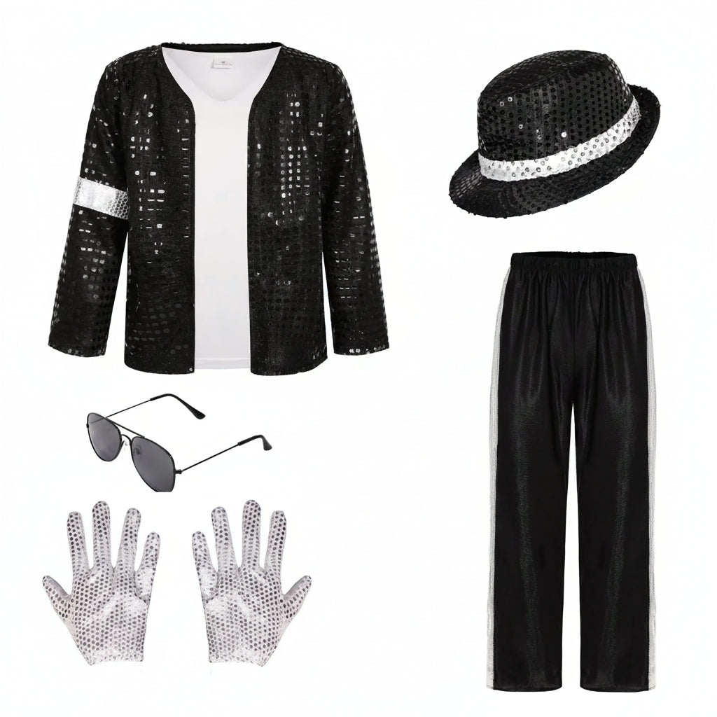 Retro Pop Star Costume for Kids | 80s & 90s Stage Performance Outfit