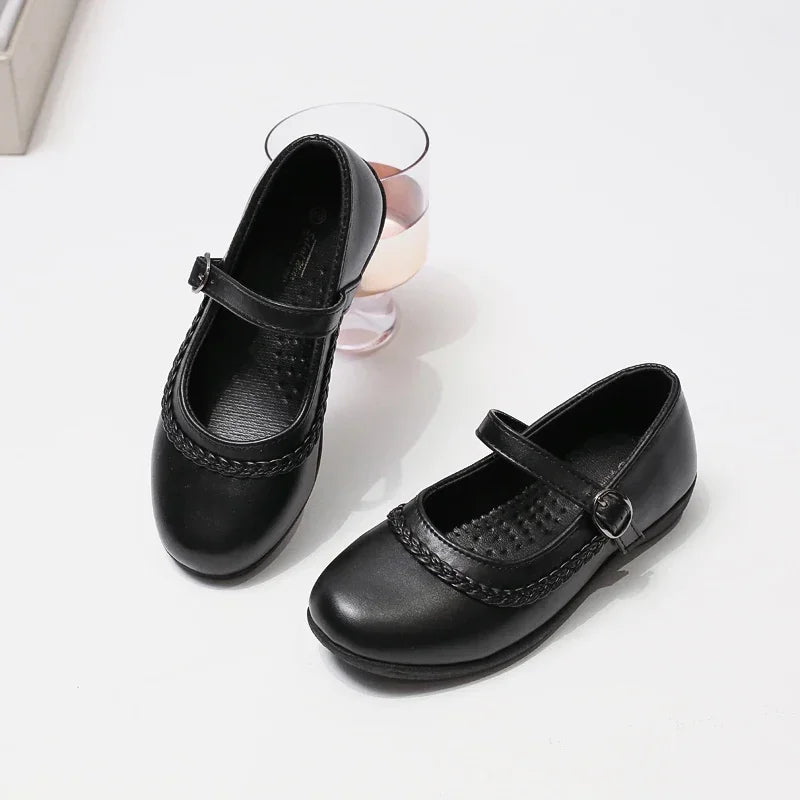 Girls Classic Leather Shoes | Elegant Schoo