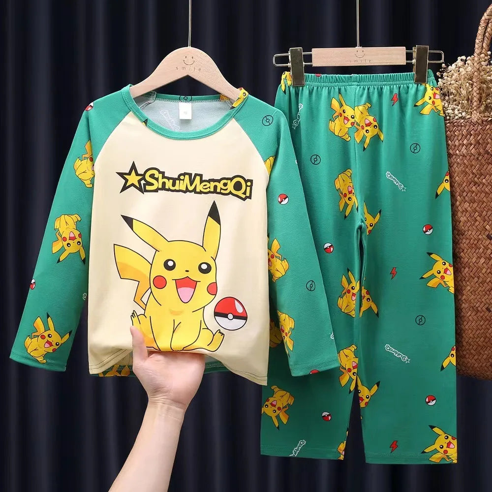 Kids Cartoon Print Pyjama Set