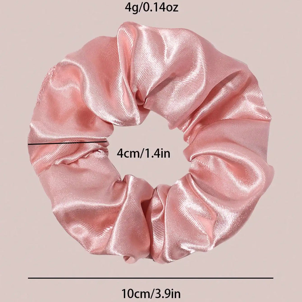 12 Pack Scrunchies – Soft Elastic Hair Ties for Girls & Women