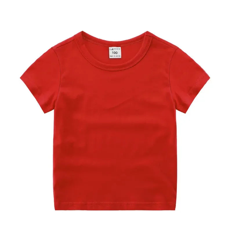 Kids Summer T-Shirt – Soft Cotton Short Sleeve Tee