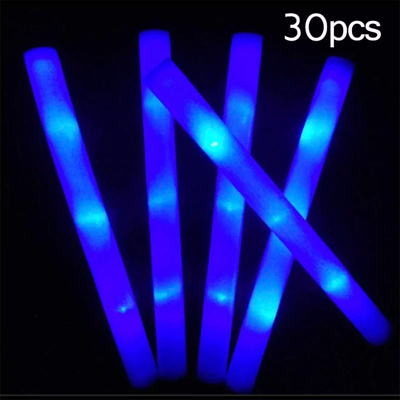 LED Foam Glow Sticks – Flashing Party & Event Light Sticks