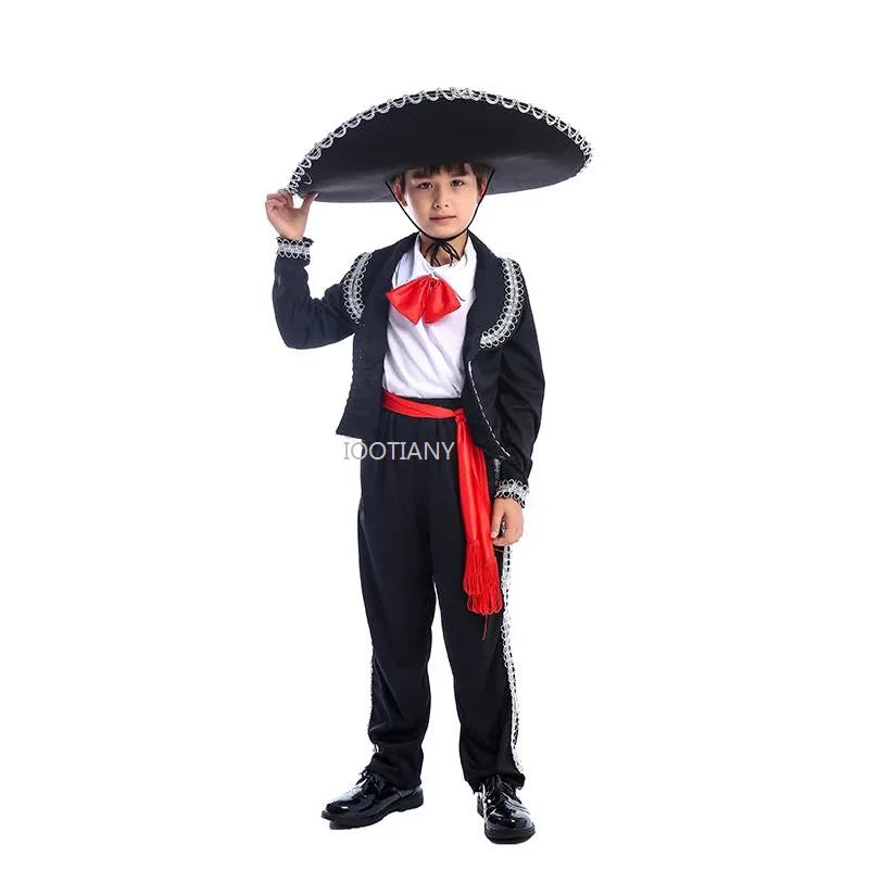 Kids Mexican Mariachi Costume – Traditional Dance & Stage Outfit