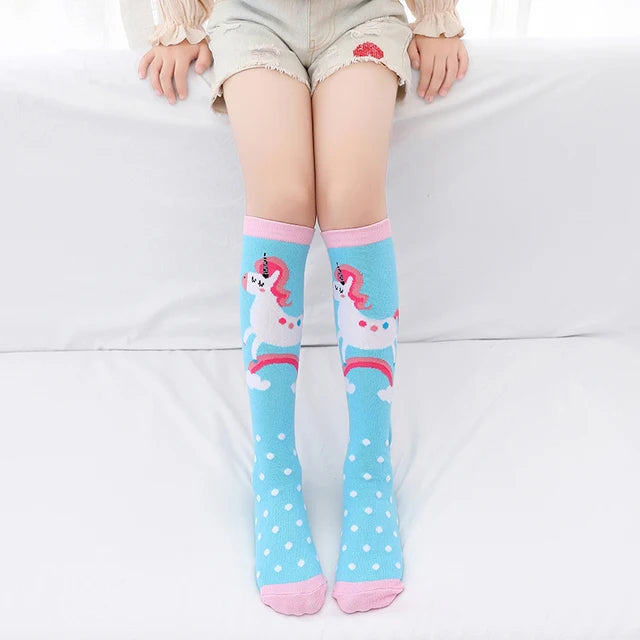 Kids Unicorn Knee-High Socks