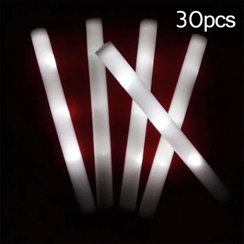 LED Foam Glow Sticks – Flashing Party & Event Light Sticks