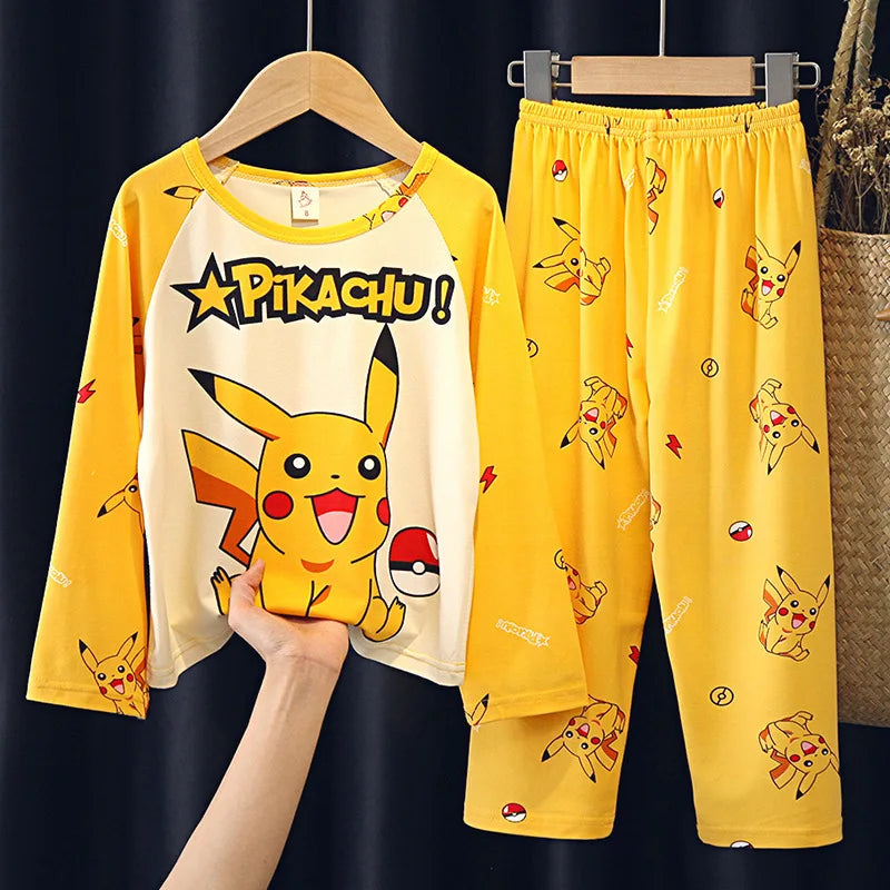 Kids Cartoon Print Pyjama Set