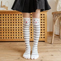 Kids Cartoon Face Knee-High Socks