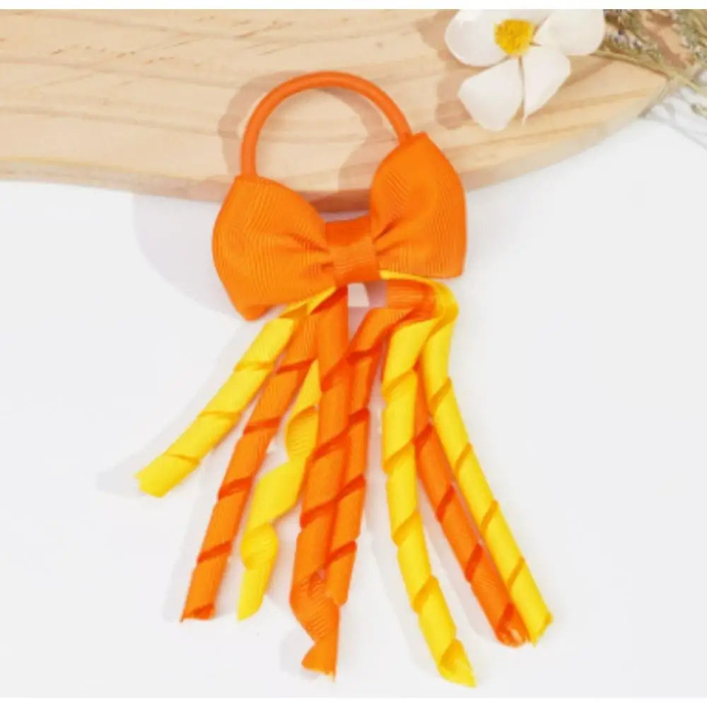 Girls' Grosgrain Bow Hair Tie – Cute Ponytail Accessory