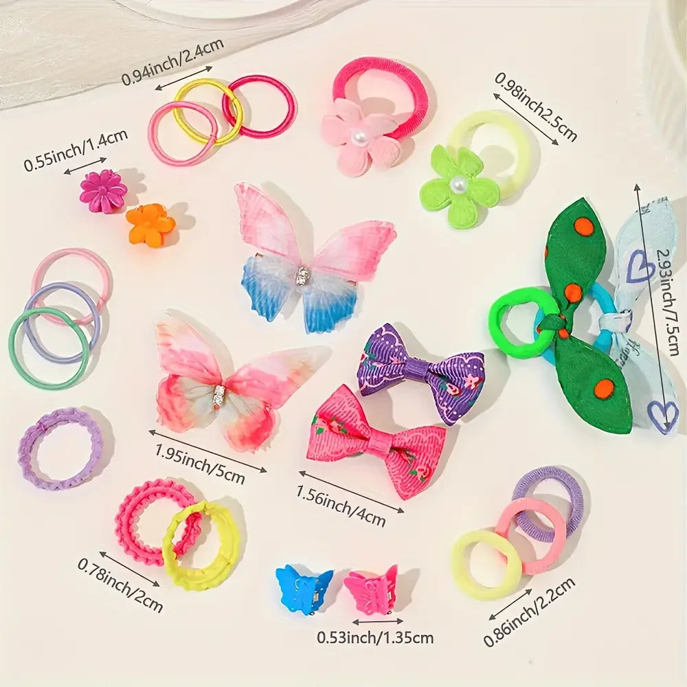 Butterfly Hair Clip Set