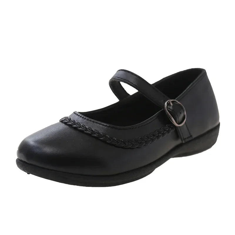 Girls Classic Leather Shoes | Elegant Schoo