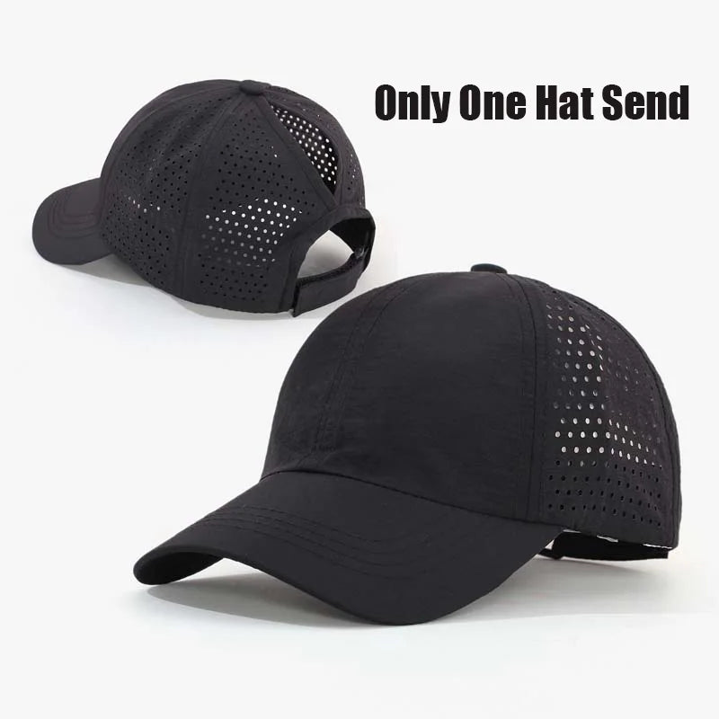 Kids Quick-Dry Ponytail Baseball Cap | Lightweight Summer Sun Hat