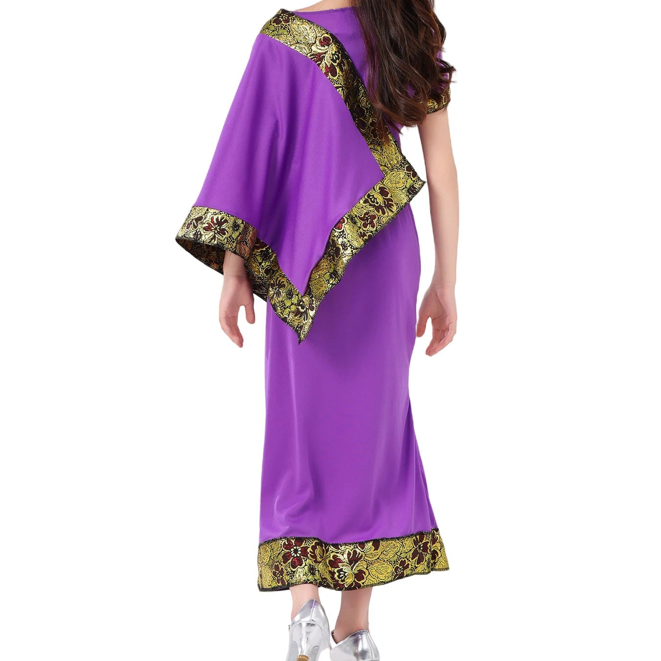 Girls Indian Sari Costume – Purple Princess Dress-Up Outfit