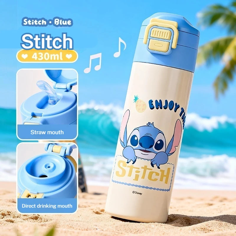 Kids 316 Stainless Steel Insulated Water Bottle | 500ml Straw & Sip Thermal Cup