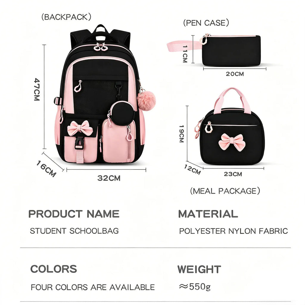 Set Kids School Backpack – Large Capacity Waterproof