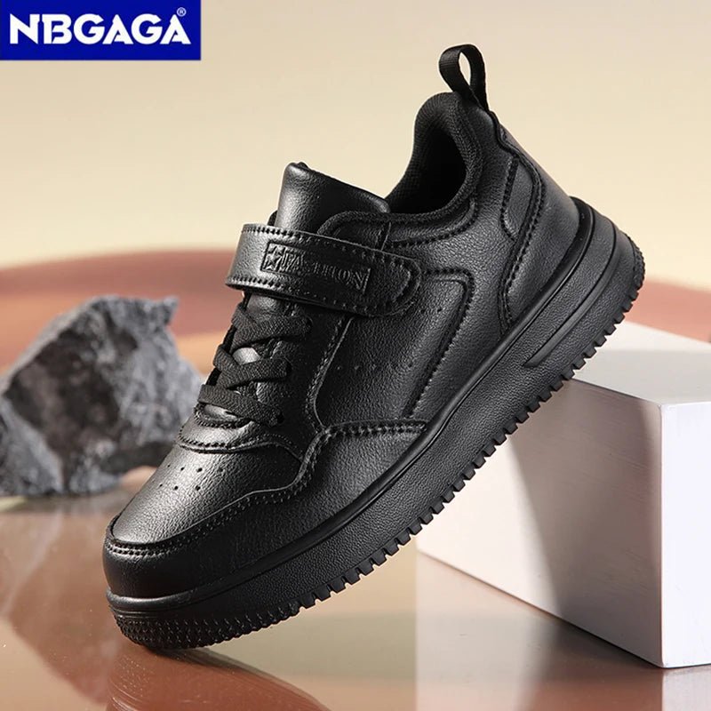 Kids' Casual Sneakers – Breathable Leather School & Running Shoes