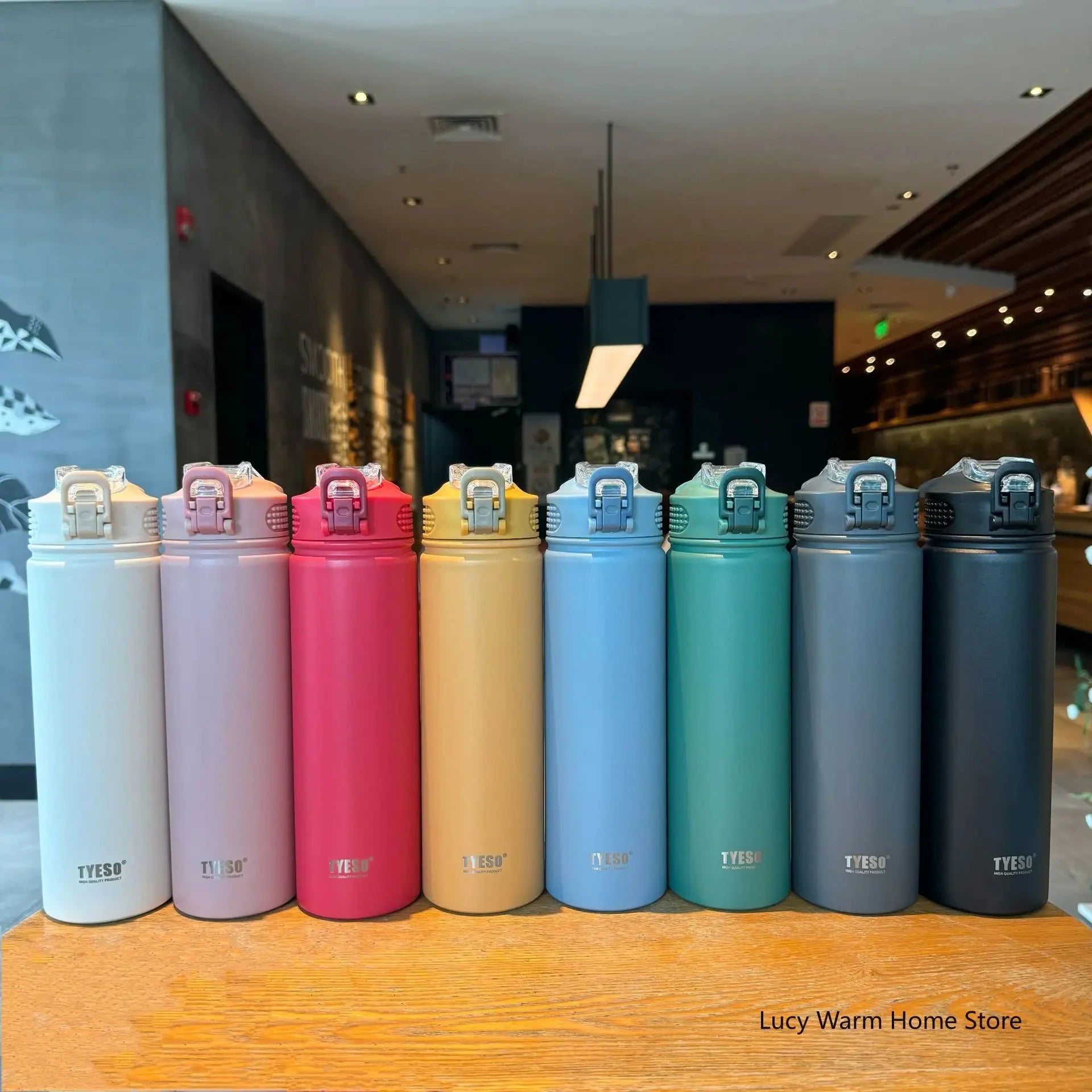 Insulated Stainless Steel Water Bottle with Straw | 600ml & 750ml Leakproof Thermal Flask