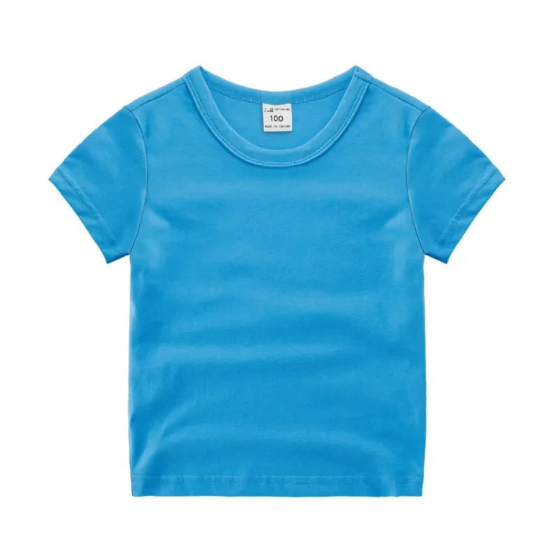 Kids Summer T-Shirt – Soft Cotton Short Sleeve Tee