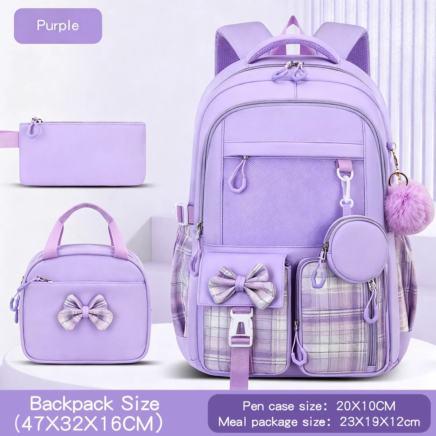 Set Kids School Backpack – Large Capacity Waterproof