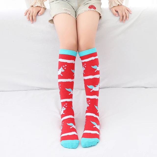 Kids Unicorn Knee-High Socks