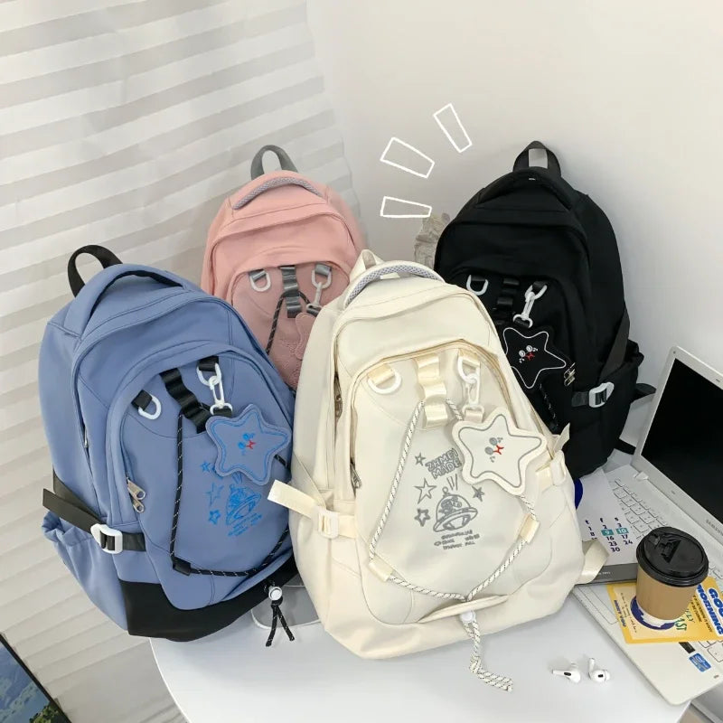 Large Capacity Waterproof Backpack for Women – Oxford Embroidered Bag