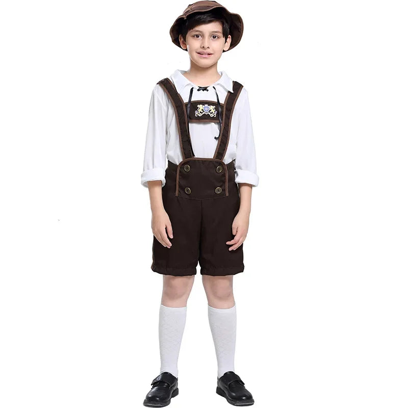 Kids Bavarian Beer Costume – Traditional German Oktoberfest Outfit