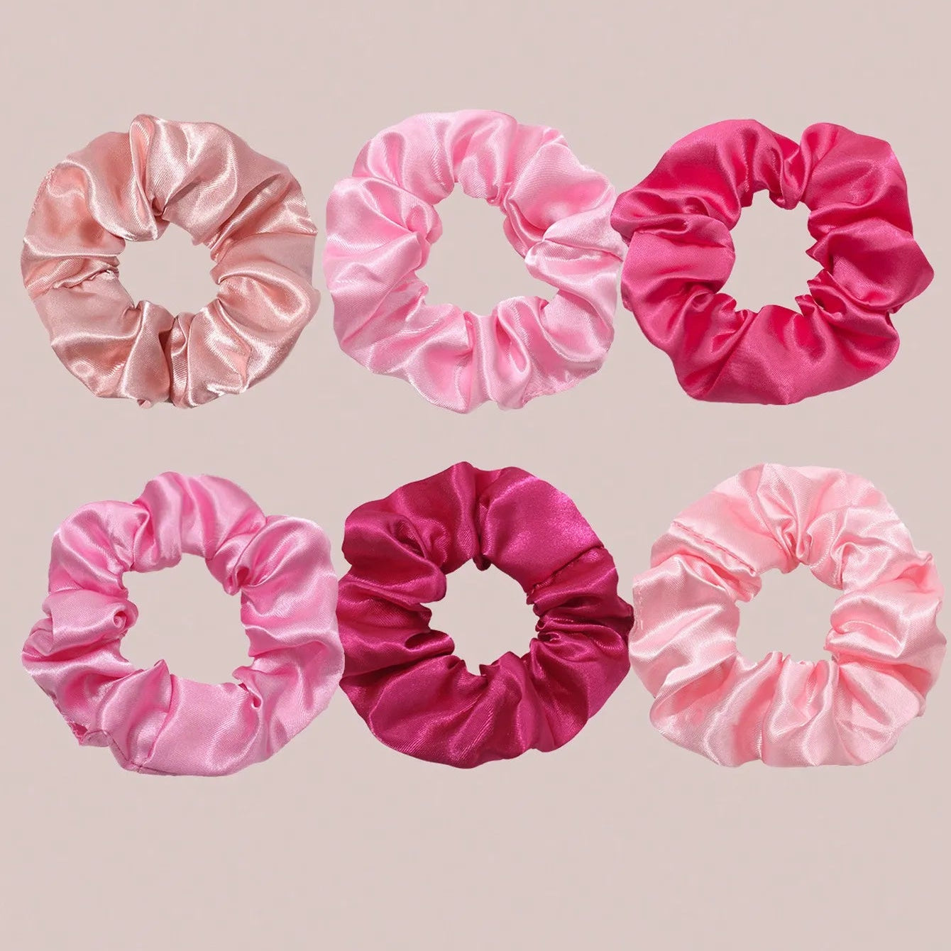 12 Pack Scrunchies – Soft Elastic Hair Ties for Girls & Women