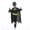 Kids Bat-Inspired Superhero Costume – Jumpsuit with Cape & Mask