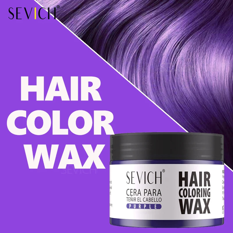 Temporary Hair Color Wax – Washable Hair Styling Wax
