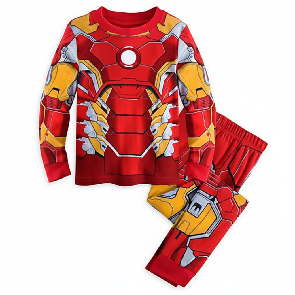 Marvel Superhero Pyjama Set for Kids – Spider-Man, Iron Man & More