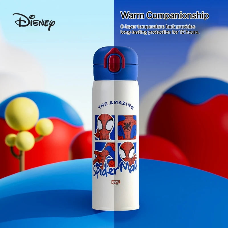 Kids 316 Stainless Steel Insulated Water Bottle | 500ml Straw & Sip Thermal Cup