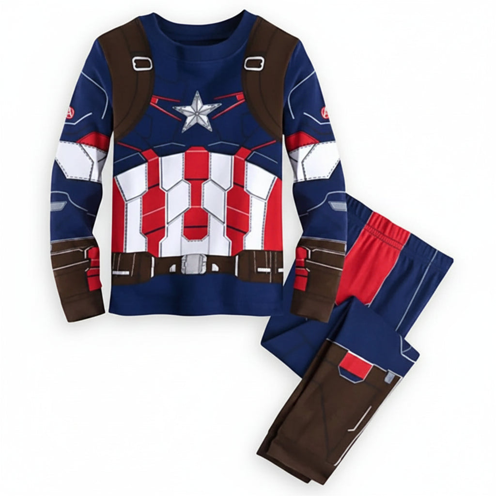 Marvel Superhero Pyjama Set for Kids – Spider-Man, Iron Man & More