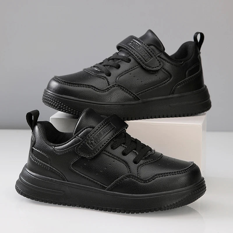 Kids' Casual Sneakers – Breathable Leather School & Running Shoes