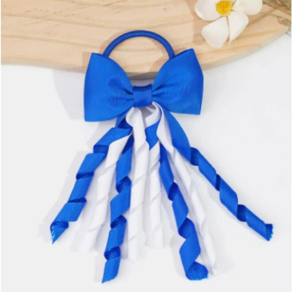 Girls' Grosgrain Bow Hair Tie – Cute Ponytail Accessory