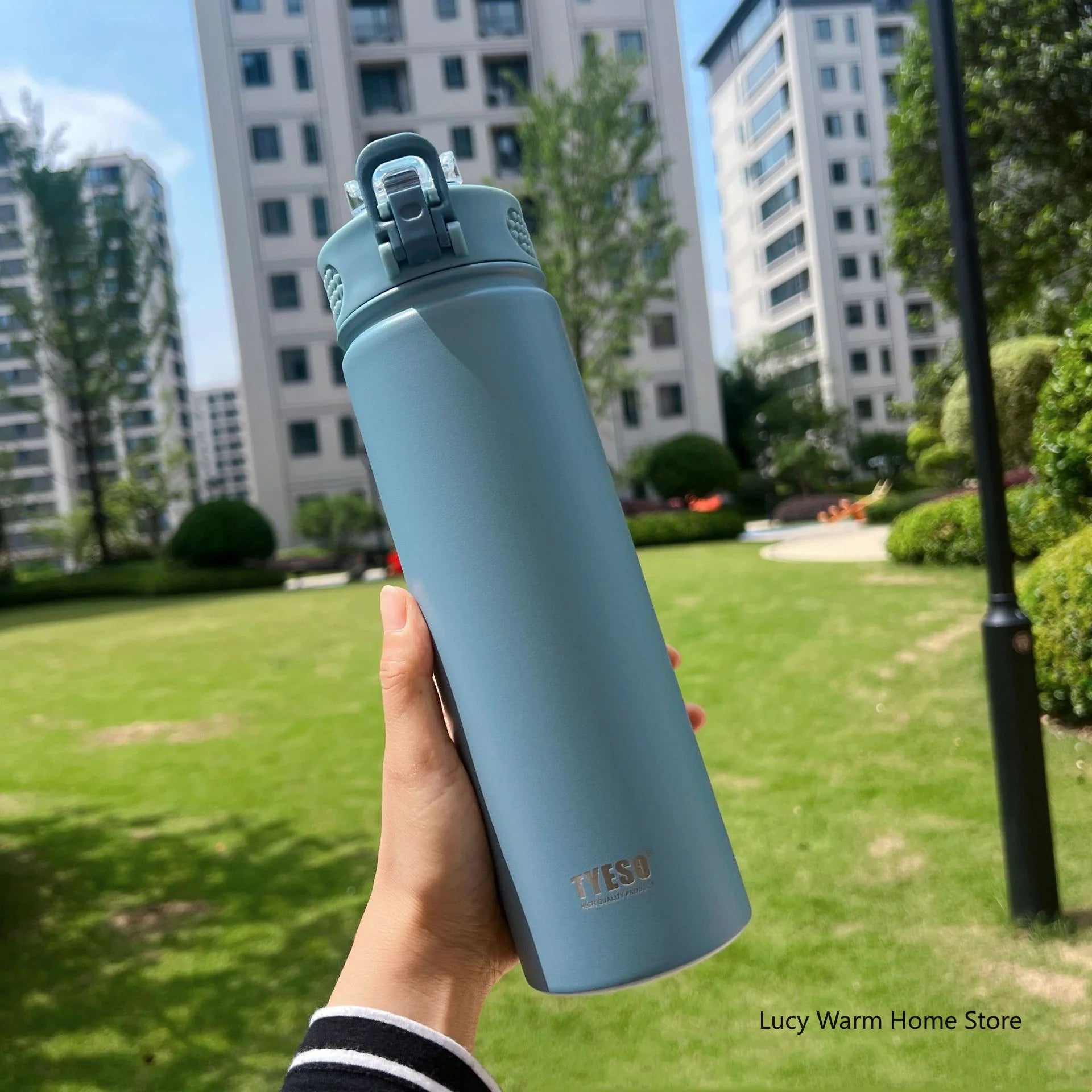 Insulated Stainless Steel Water Bottle with Straw | 600ml & 750ml Leakproof Thermal Flask