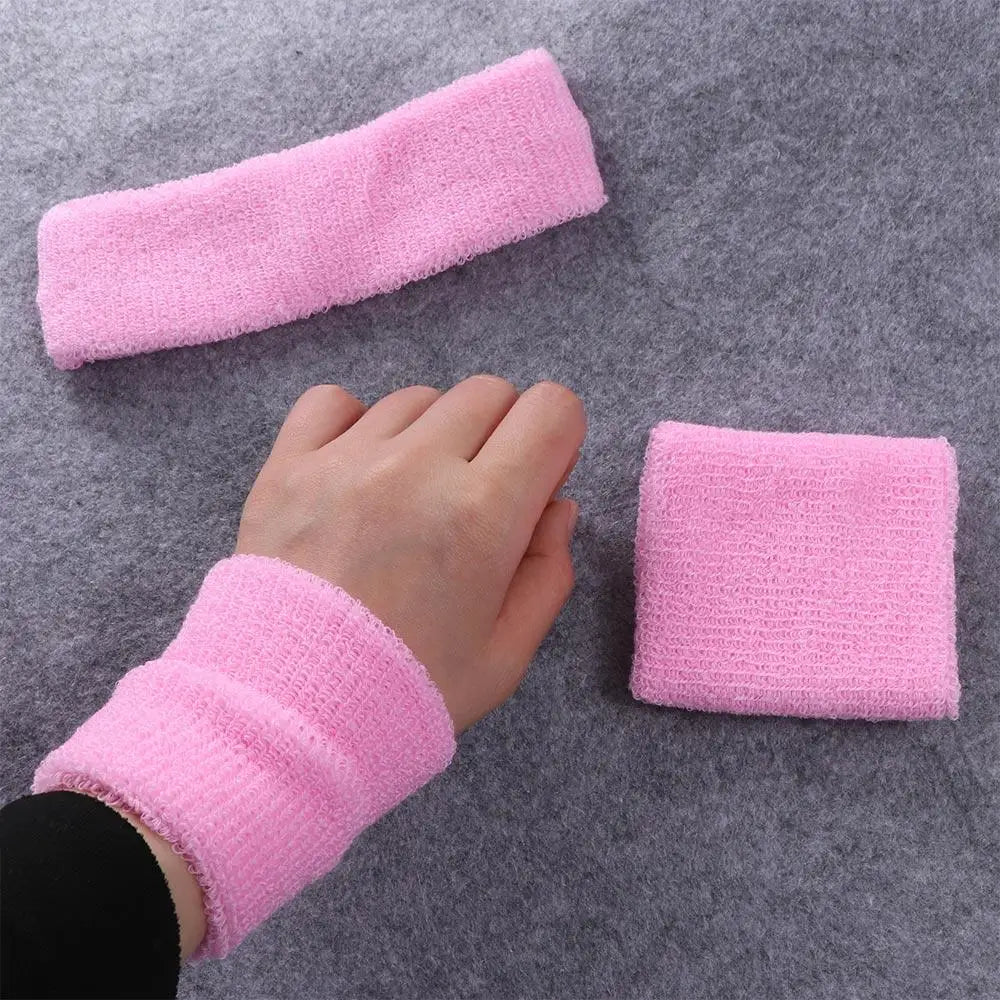 Sports Headband & Wristband Set