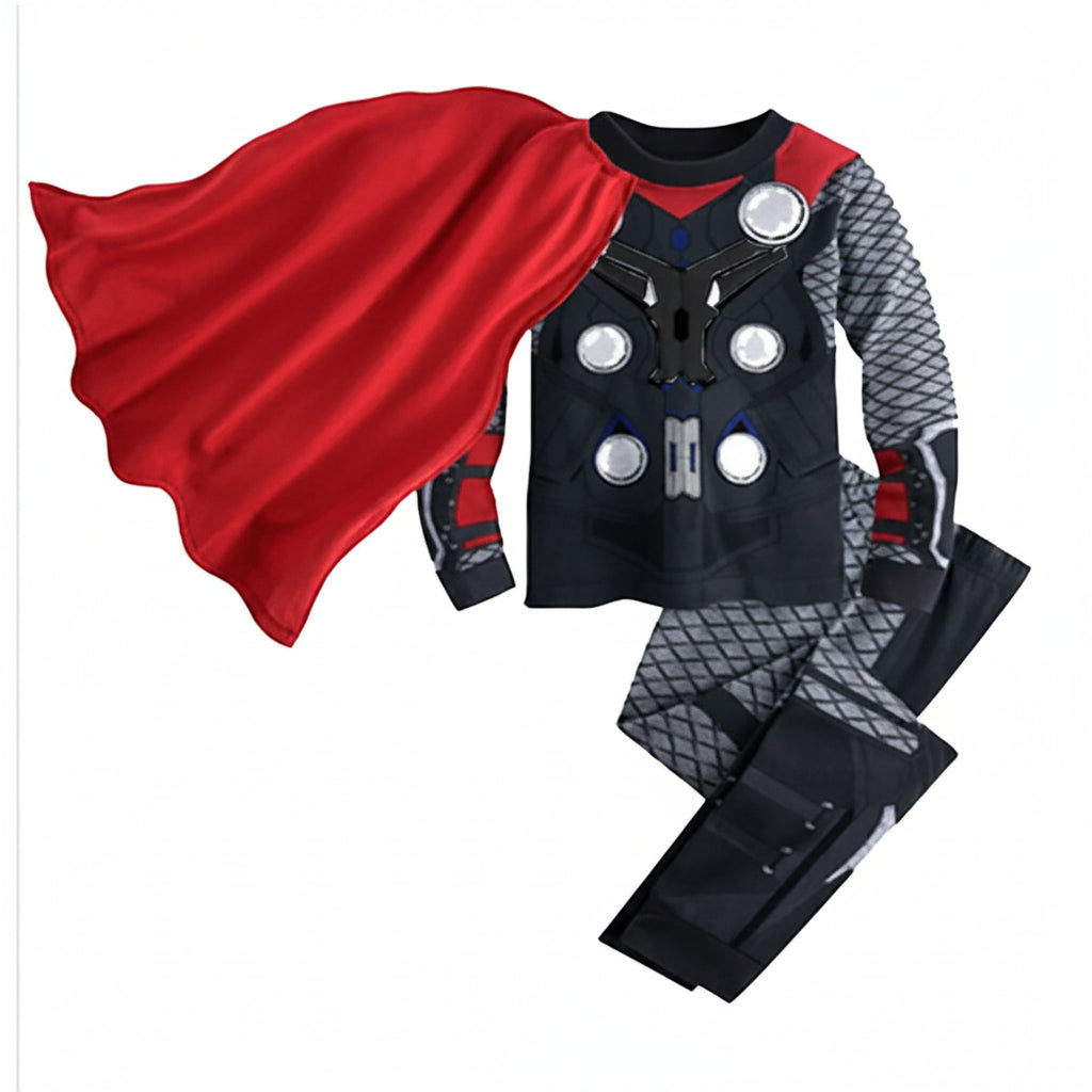 Marvel Superhero Pyjama Set for Kids – Spider-Man, Iron Man & More