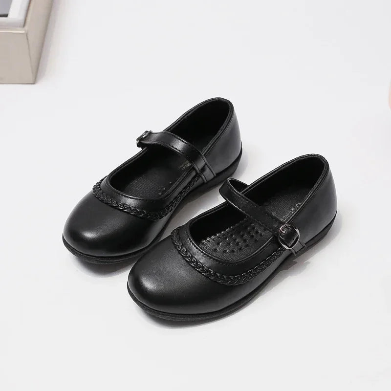Girls Classic Leather Shoes | Elegant Schoo